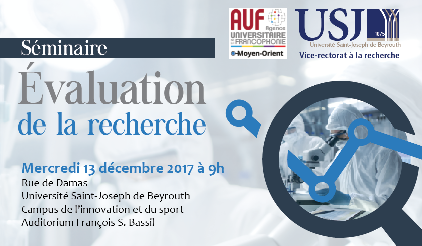 Séminaire évaluation recherche USJ