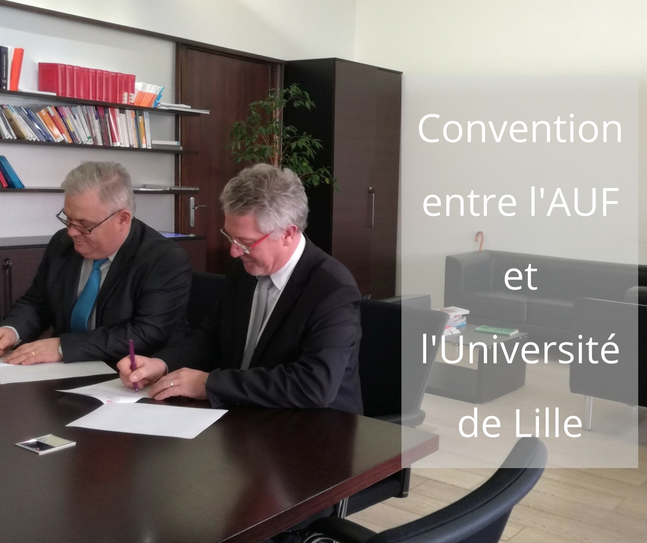 Convention entre l'AUF et l'Université de Lille