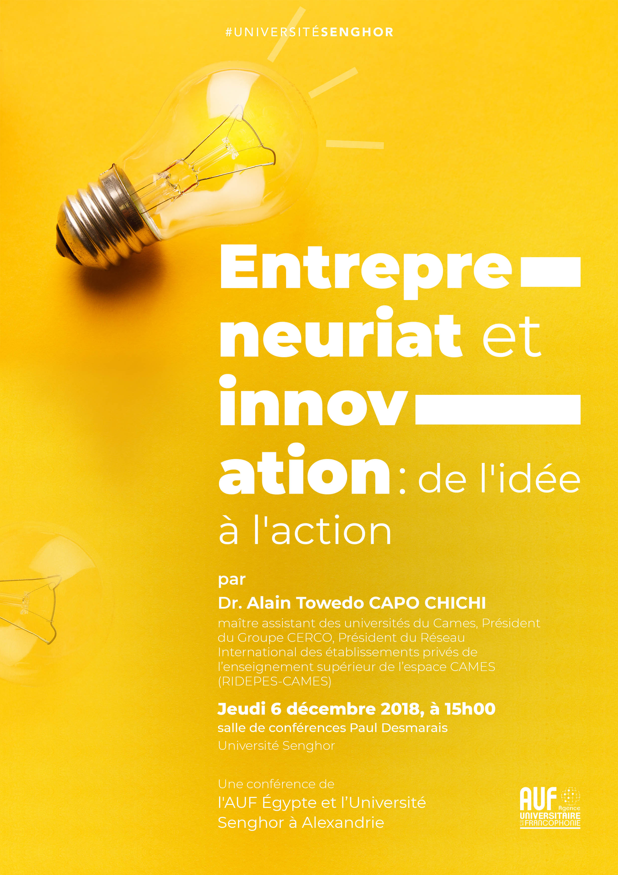 entrepreneuriat et innovation-CAPO ChiChi-universite senghor