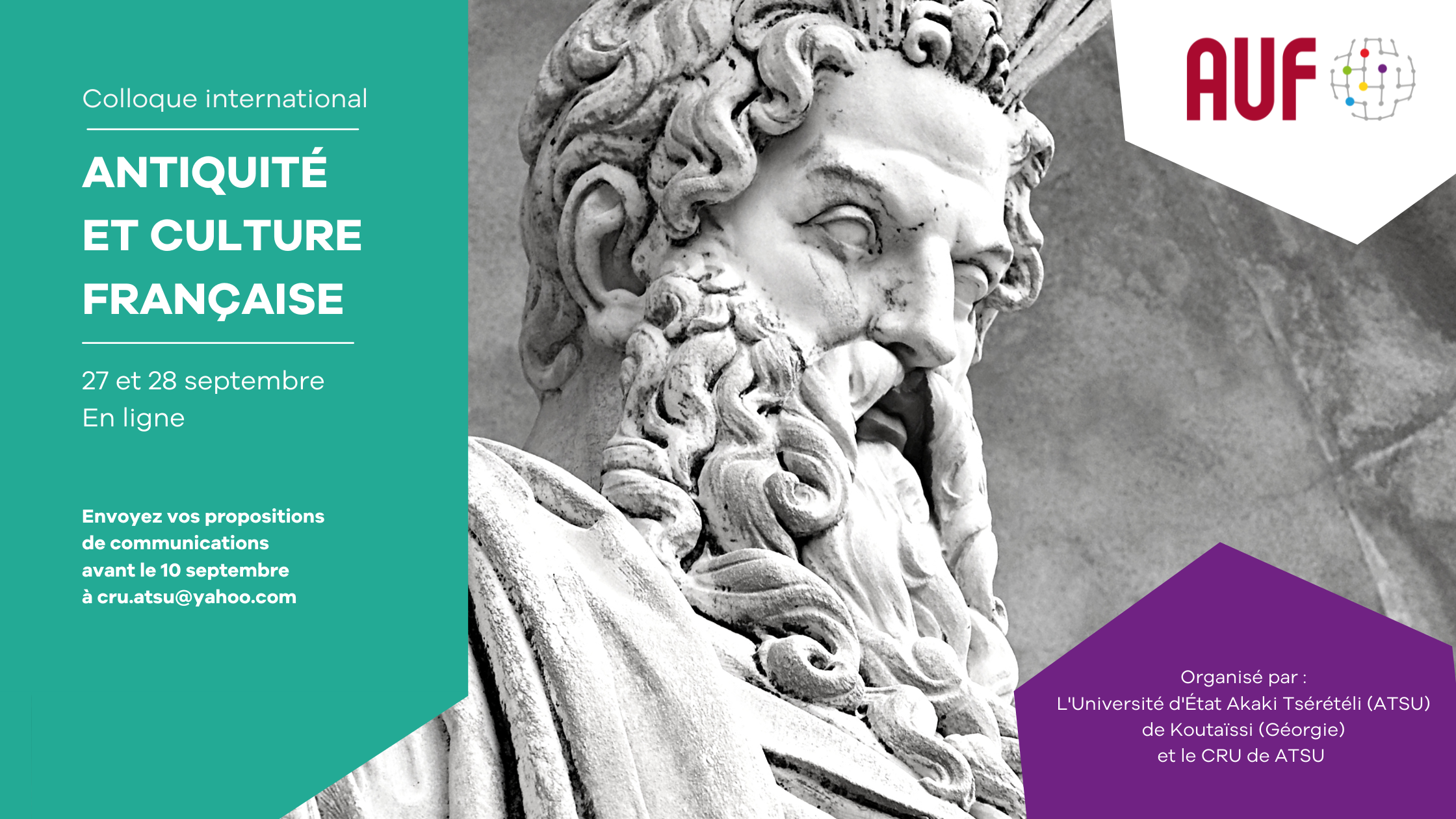 Colloque - Appel à communications - culture française - AUF - Agence universitaire de la Francophonie