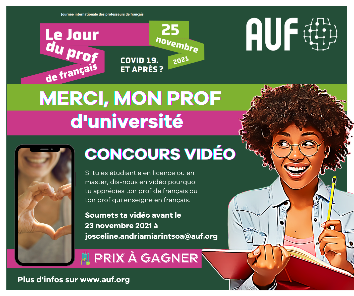 1-Concours vidéo Merci mon prof à l'univeristé