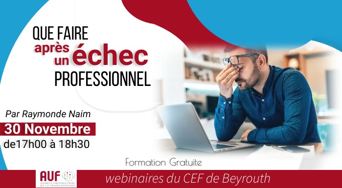 Visuel echec professionnel