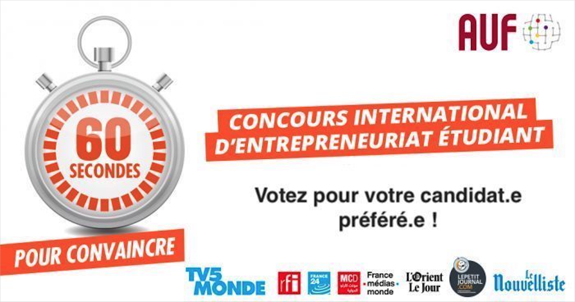 Concours 60 secondes pour convaincre 2022