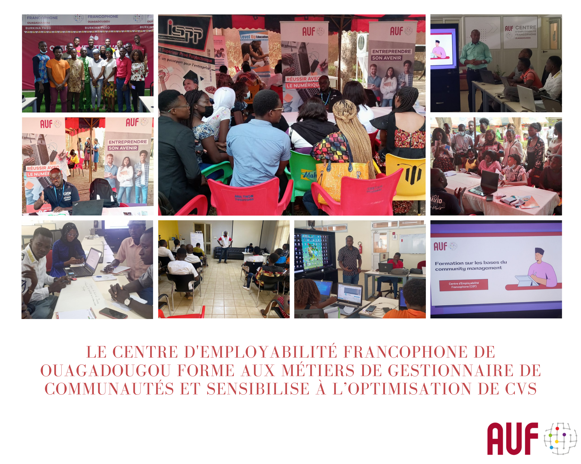 activité CEF de Ouagadougou avril - mai