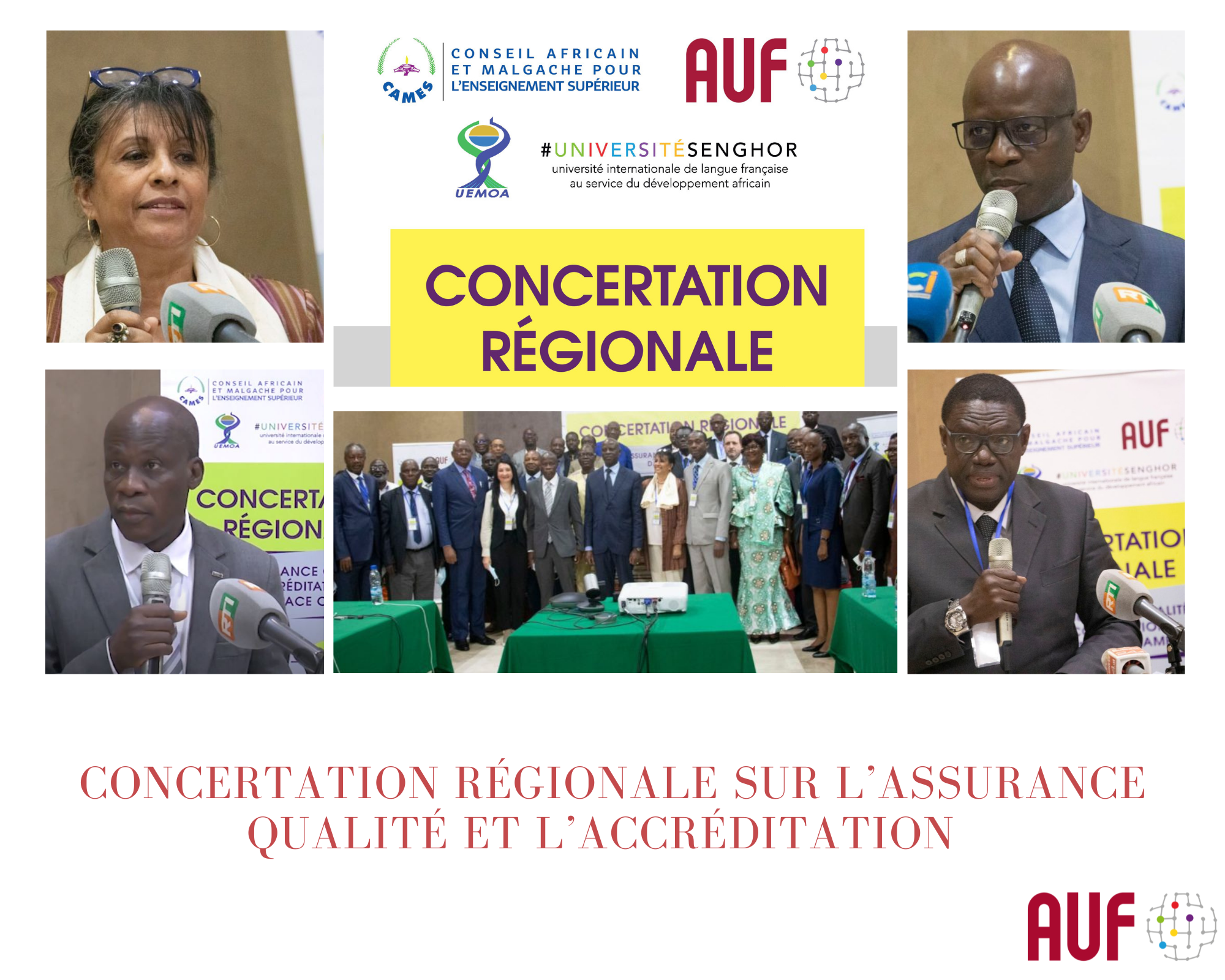 concertation regionale assurance qualité