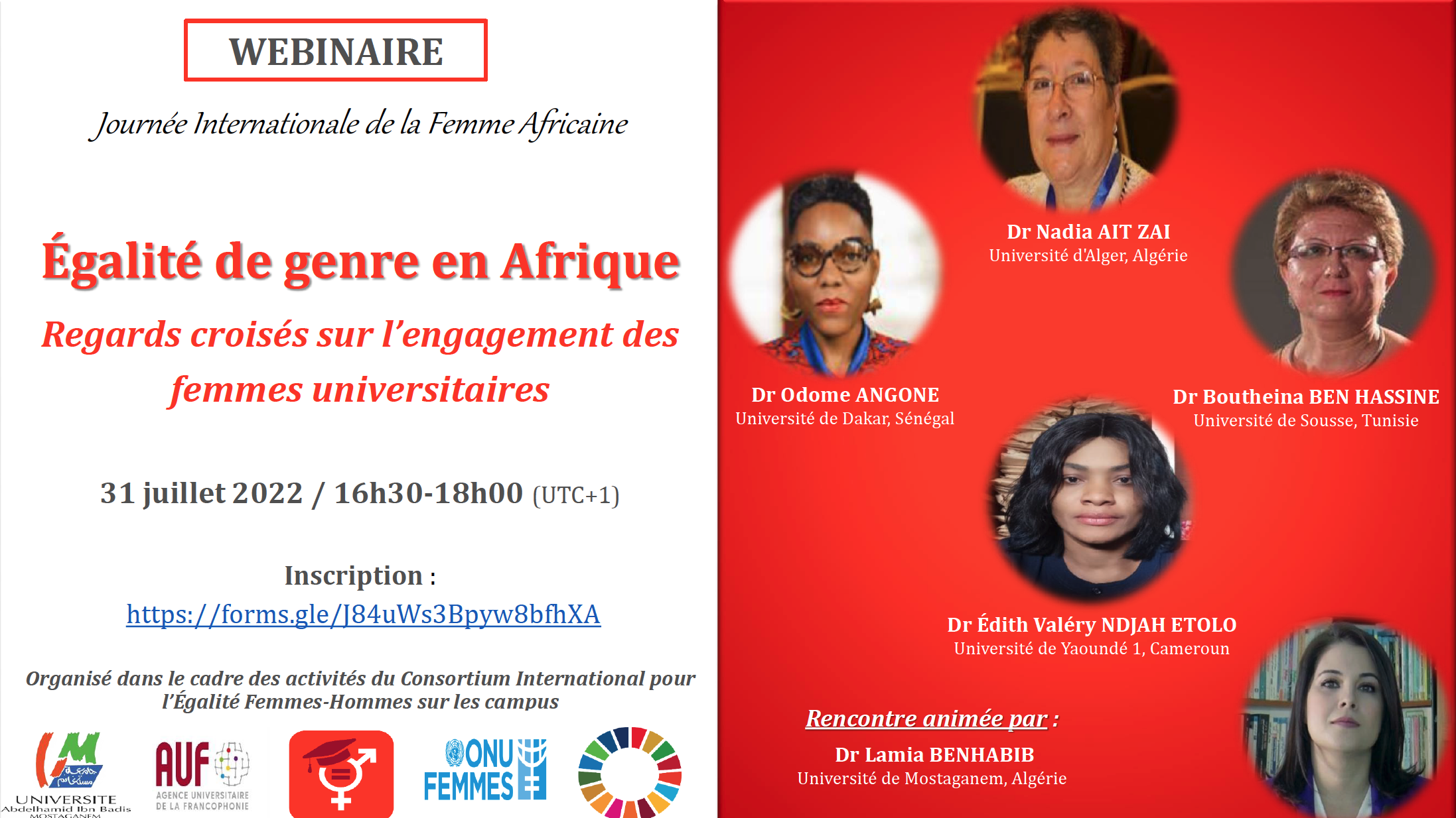 Webinaire - Egalité de genre en Afrique