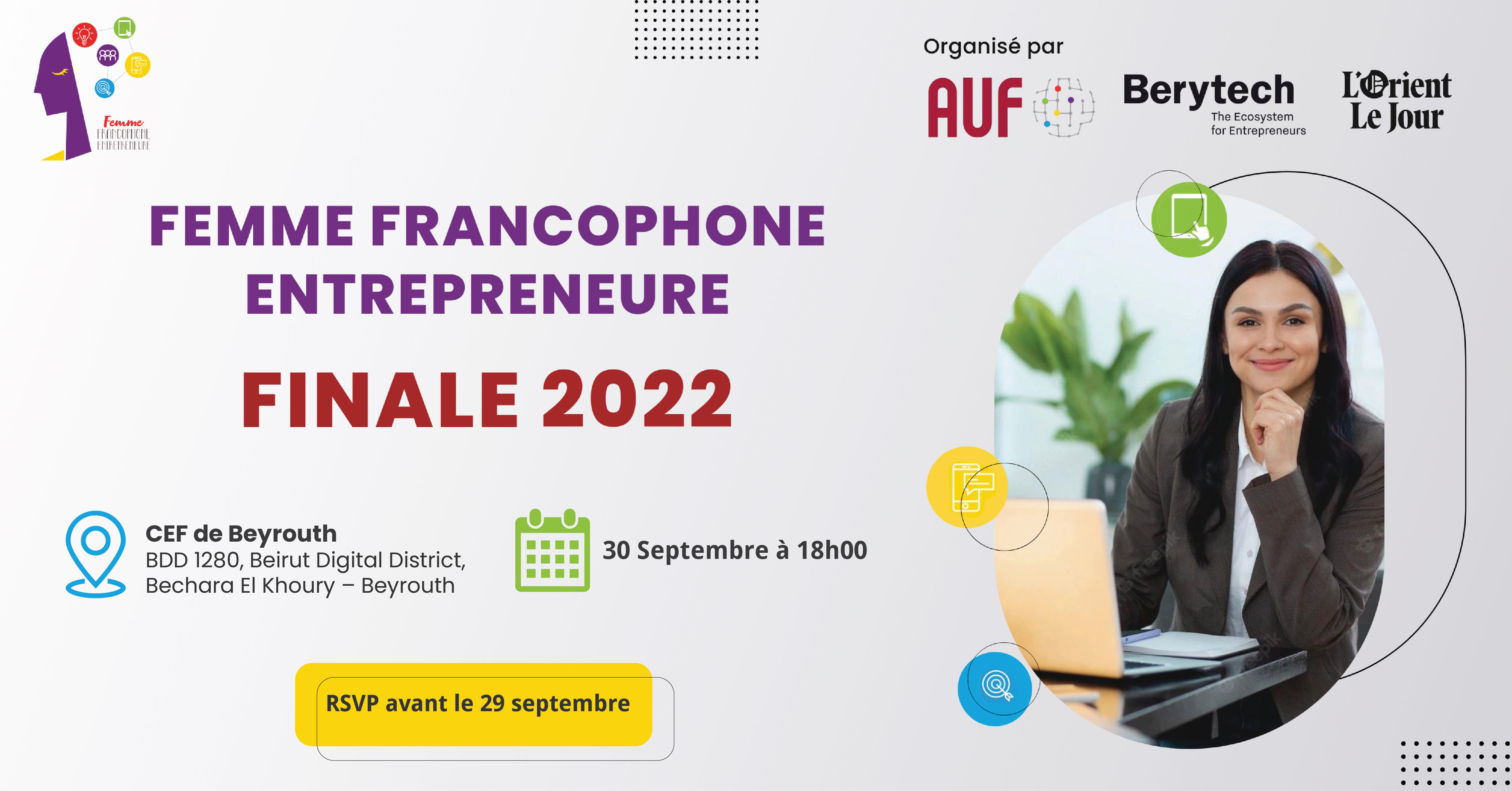 Femme Francophone Entrepreneure finale 2022 Format large