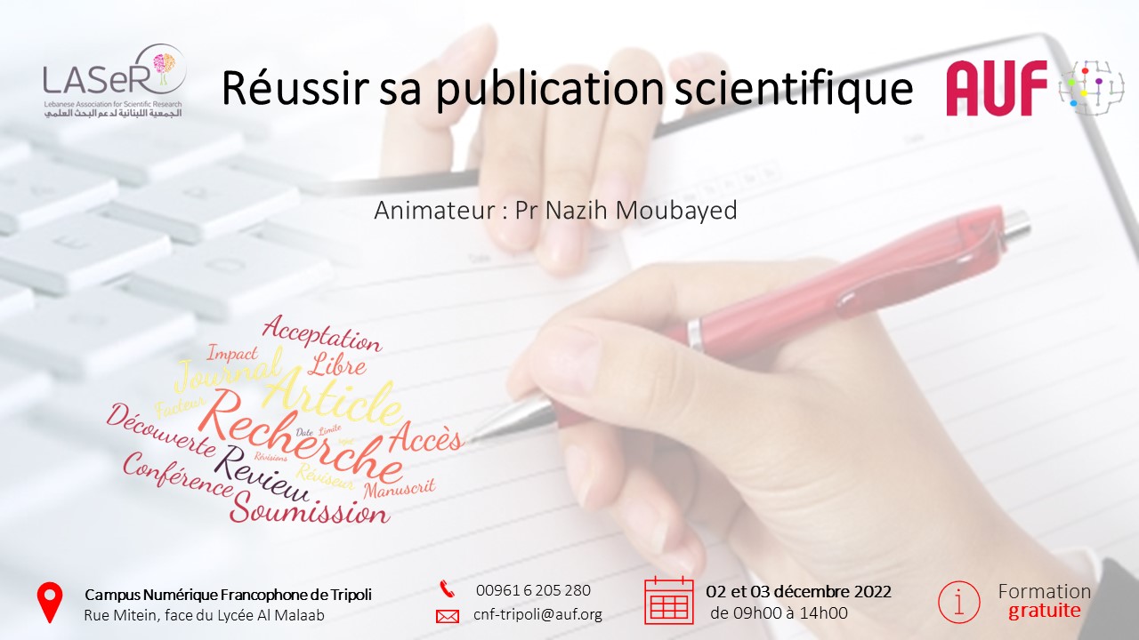 Visuel Réussir sa publication scientifique VF