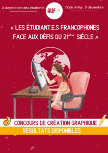 Les étudiants francophones face aux défis du 21ème siècle – résultats concours