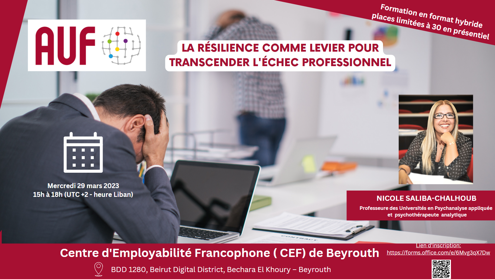 VF - Visuel La résilience comme levier pour transcender l'échec professionnel