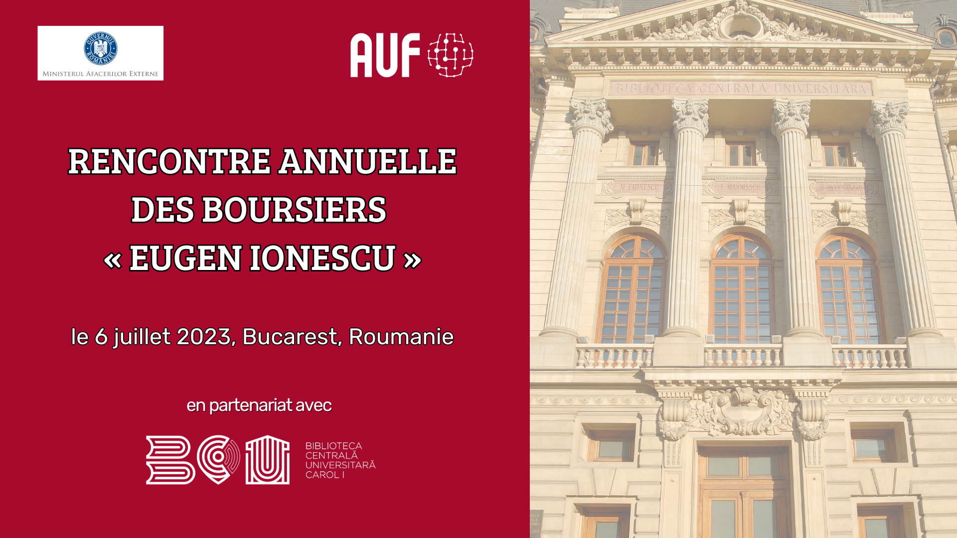 Visuel réunion Eugen Ionescu le 6 juillet