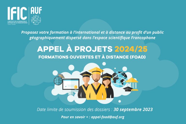 Appel à projets FOAD 2024 -2025