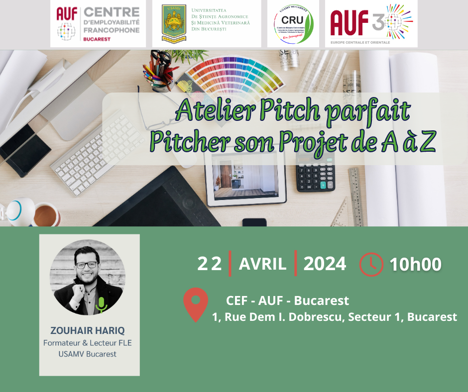 Atelier 22 avril 2024