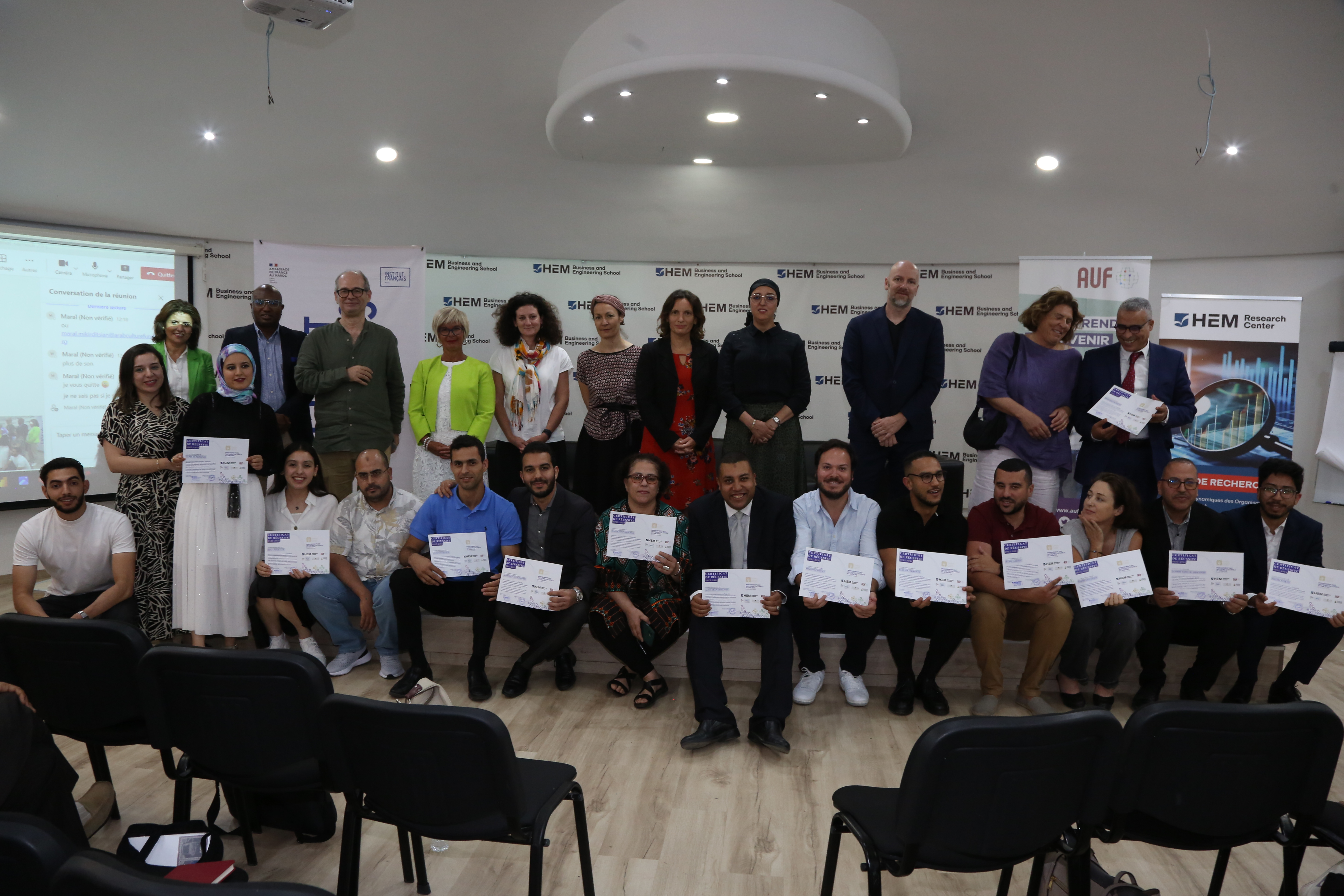 remise de certificats taqafiat