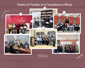 Activités du Printemps de la Francophonie en Albanie