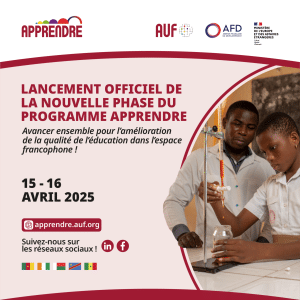 Lancement du programme APPRENDRE : nouveau cap pour la formation des enseignant(e)s