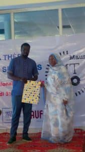 3ème Prix : Aicha Choumad FALL, doctorant de l’Université de Nouakchott; 

