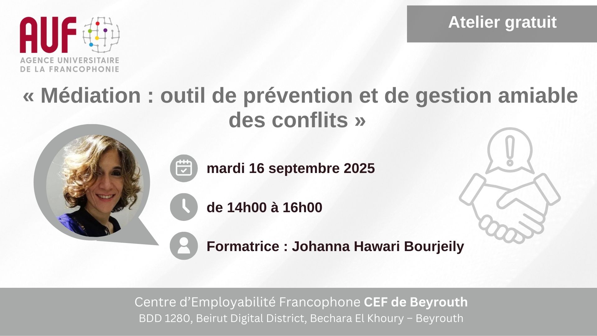 « Médiation outil de prévention et de gestion amiable des conflits »