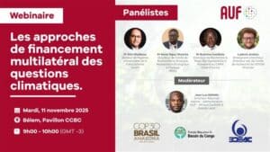 Les approches de financement multilatéral au cœur du webinaire préparatoire à la COP30