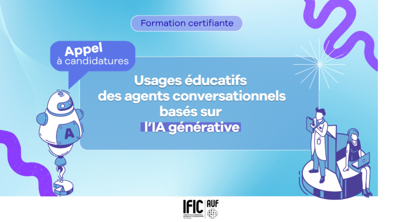 Appel à candidatures - Usages éducatifs des agents conversationnels basés sur l’IA générative