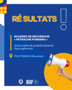 Bourses de recherche « Petrache Poenaru » : résultats 2026