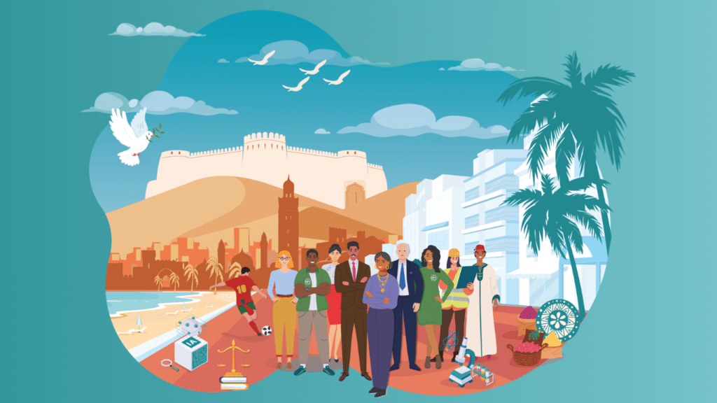 Visuel de la 6e Semaine mondiale de la Francophonie scientifique