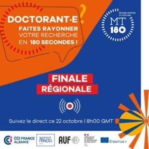 MT180 Europe centrale et orientale&nbsp;: rendez-vous en ligne pour la finale régionale