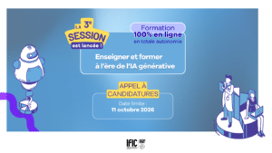 Visuel de l'appel à candidatures de l'IFIC sur l'IAG